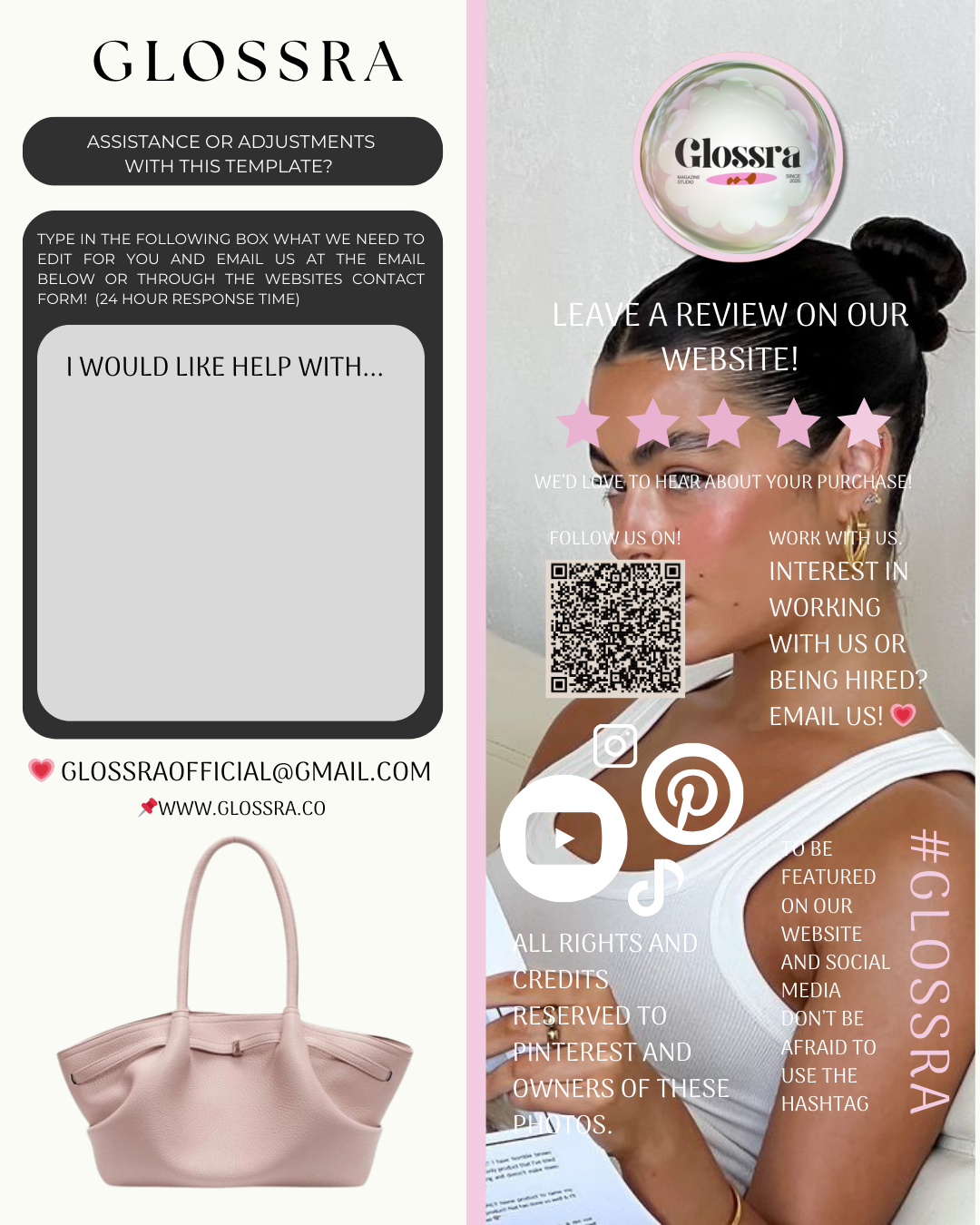 GLOSSRA Objects of Desire Desktop Wallpapers