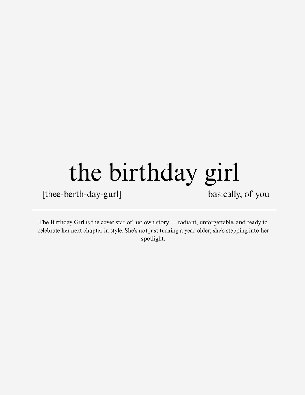 GLOSSRA Birthday Girl Magazine Template