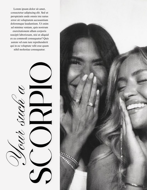 GLOSSRA Birthday Girl Magazine Template