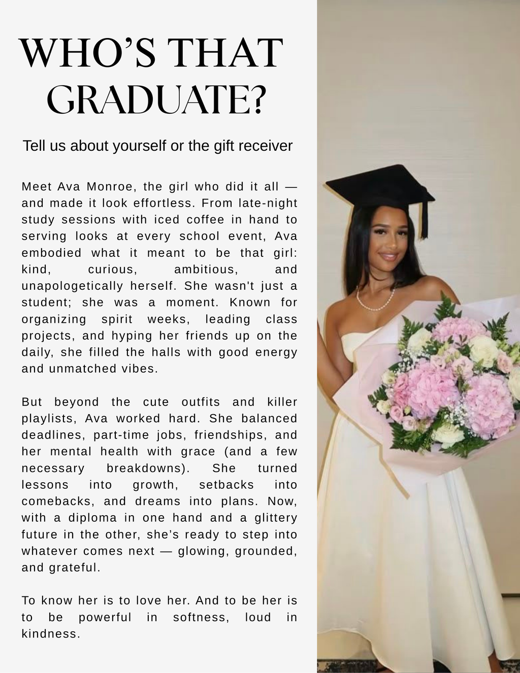 GLOSSRA Graduation Magazine Template